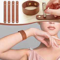 Bracelets en cuir réglables de 25 mm&nbsp;LS-DIY-WH0002-28