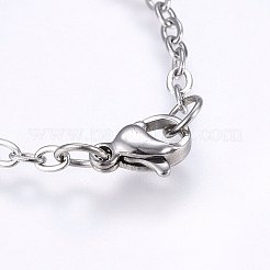 Braccialetti con ciondoli in acciaio inossidabile 304&nbsp;BJEW-F330-10GP-03
