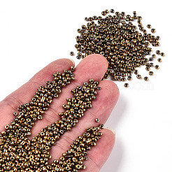 12/0 perle di vetro rotonde di colori metallici&nbsp;X-SEED-A009-2mm-601