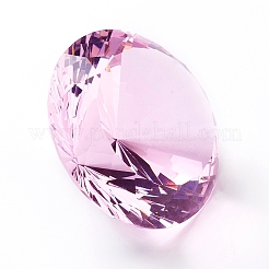 Diamantförmiger Briefbeschwerer aus K9-Glaskristall&nbsp;GLAA-WH0015-55
