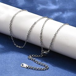 Ожерелья из нержавеющей стали 304&nbsp;X-NJEW-E080-10P