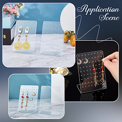 4шт акриловые серьги-подставки&nbsp;EDIS-SP0001-04C