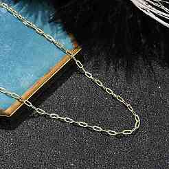 Медные колье из медной цепи&nbsp;LS-NJEW-H049-05G