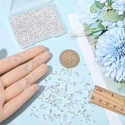 1400шт латунные обжимные бусины&nbsp;KK-BBC0022-06B-S