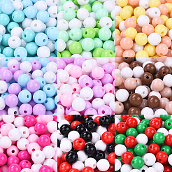 30 г 3 цвета непрозрачные акриловые бусины&nbsp;MACR-YW0003-44I