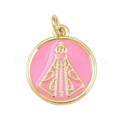 Латунь эмаль подвески&nbsp;KK-L251-02G-G