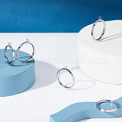 10 шт. 5 стиля оправы для колец из нержавеющей стали 304&nbsp;STAS-UN0031-53