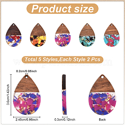 Наборы для самостоятельного изготовления сережек и ожерелий&nbsp;DIY-YW0012-34