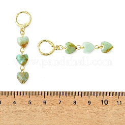 Ohrhänger mit Edelstein-Hebelverschluss für Damen&nbsp;EJEW-JE07282