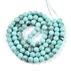 Выпечка окрашенные стеклянные бусины пряди&nbsp;DGLA-N013-10mm-04