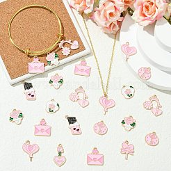 45 шт. 9 стиля подвески из сплава и эмали на тему Дня святого Валентина&nbsp;FIND-CJ0003-74