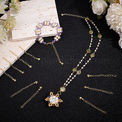 20 шт. латунные концы с цепями&nbsp;FIND-BBC0003-73C