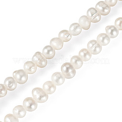 1 filo di perle d'acqua dolce coltivate naturali&nbsp;PEAR-TA0001-47