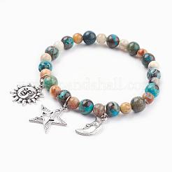 Natürlichen Edelstein Charme Armbänder&nbsp;BJEW-JB03349
