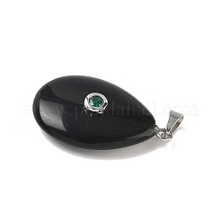 Природные подвески обсидиана&nbsp;G-P599-02P-08