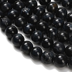 Природных тигровый глаз бисер нитей&nbsp;G-F591-18-10mm-05