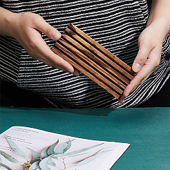 Стенды для карточек мест из соснового дерева&nbsp;ODIS-WH0025-185A