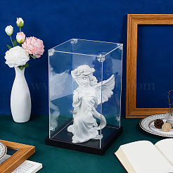 Minifiguren-Vitrinen aus Acryl mit schwarzem Sockel&nbsp;ODIS-WH0030-314A