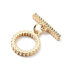 Покрытие стойки латунные застежки-тумблеры&nbsp;KK-E034-01LG