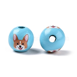 Bois perles européennes&nbsp;WOOD-G021-01H
