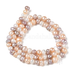 Fili di perle di perle d'acqua dolce coltivate naturali&nbsp;PA-CBAC463-05
