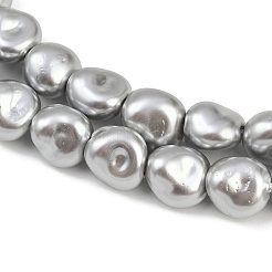 Гальванические стеклянные бусины&nbsp;GLAA-H039-02