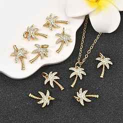 Pendentifs en laiton Shegrace avec micro-pavé de zircone cubique transparente&nbsp;XGRQ2C285-409G