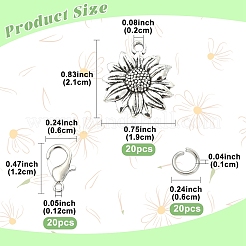 Fabrication de porte-clés bricolage&nbsp;DIY-YW0018-22