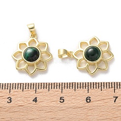 Природного малахита подвески&nbsp;G-B123-02G-04