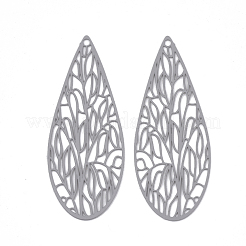 Pendentifs en filigrane d'acier inoxydable 430&nbsp;STAS-S108-11A