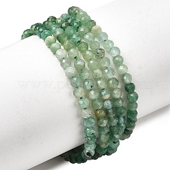 Натуральные изумрудные бисерные пряди&nbsp;G-Z106-A02-3mm-01