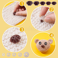 70 пакет 5 стиля овальный нос из смолы&nbsp;DIY-GA0008-23B