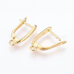 Латунная фурнитура для хооп серег&nbsp;ZIRC-F088-055G