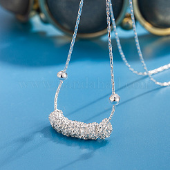 Collane con pendente a più anelli in ottone per donna&nbsp;WG22367-01