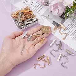 24 шт. 2-х цветные железные концы ленты&nbsp;IFIN-GA0001-71