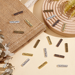 96 шт. 4-х цветные подвески-соединители из сплава в тибетском стиле&nbsp;FIND-GO0002-11