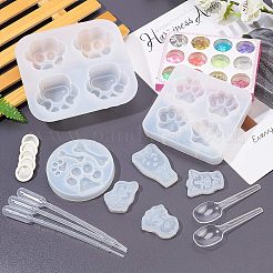 Kits de moules en silicone pour animaux de compagnie&nbsp;DIY-OC0003-26
