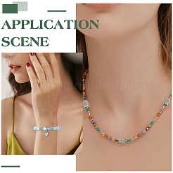 80 шт. европейские бусины из нержавеющей стали 304&nbsp;STAS-ME0002-94