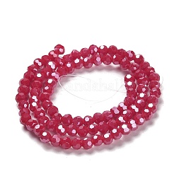 Гальванические непрозрачные стеклянные бусины&nbsp;LS-EGLA-A035-P4mm-A16