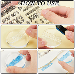 1 tampon en silicone transparent&nbsp;SCRA-CP0001-01