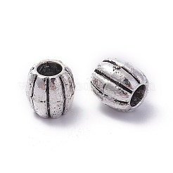 Perles en alliage de style tibétain&nbsp;TIBEB-A557-AS-NR