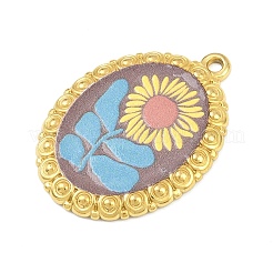 Подвески из нержавеющей стали 304 с печатью&nbsp;STAS-P419-01G-04