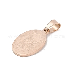 Ionenplattierung (IP) 304 Edelstahlanhänger&nbsp;STAS-H356-07RG
