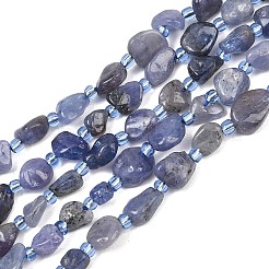 Perline tanzanite naturale fili&nbsp;GG-CBA3A44-C06-01