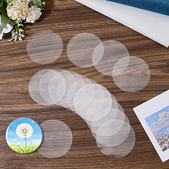 240 pellicola di plastica trasparente per badge&nbsp;DIY-CP0013-95