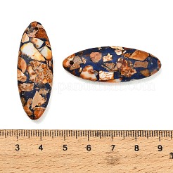 Pendenti in diaspro imperiale sintetico tinto&nbsp;GG-CBAA20A-09F