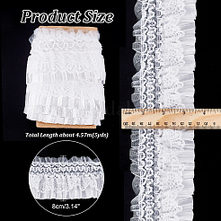 5 mètre de bordure en dentelle élastique chinlon&nbsp;EW-AR0001-03