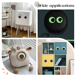 Светящиеся пластиковые кабошоны с выпученными глазами&nbsp;DIY-AR0002-94