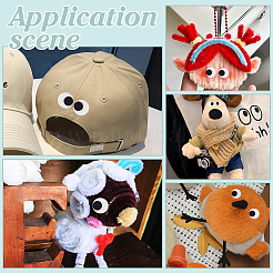 60 пара фетровых кабошонов 3 стилей&nbsp;DIY-PH0033-22