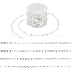 Cadenas portacables ovaladas planas de latón de 5 m&nbsp;CHC-TADJ0001-02S